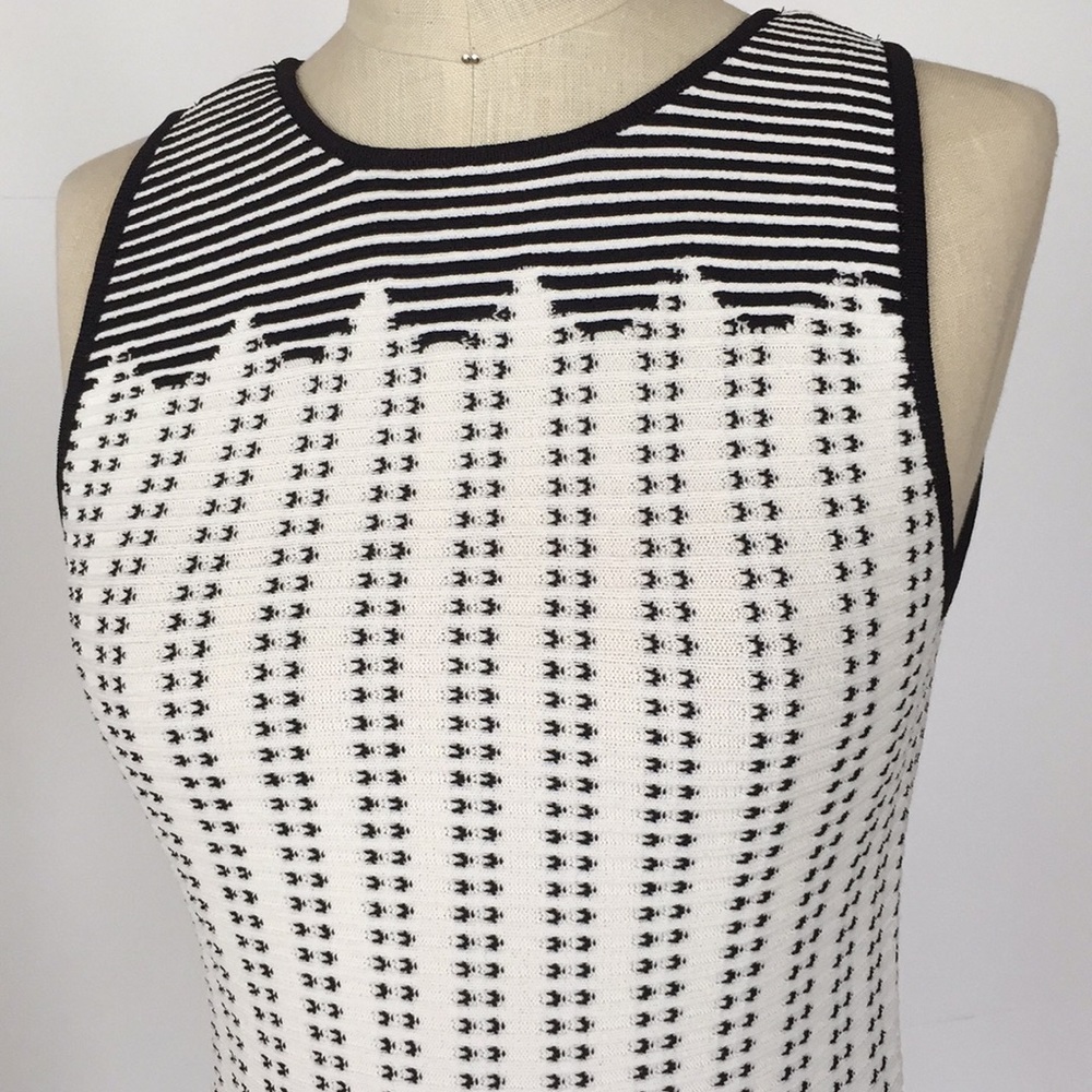 NWT WHBM Sleeveless Graphic Dot Sweater XS - Picture 10 of 15